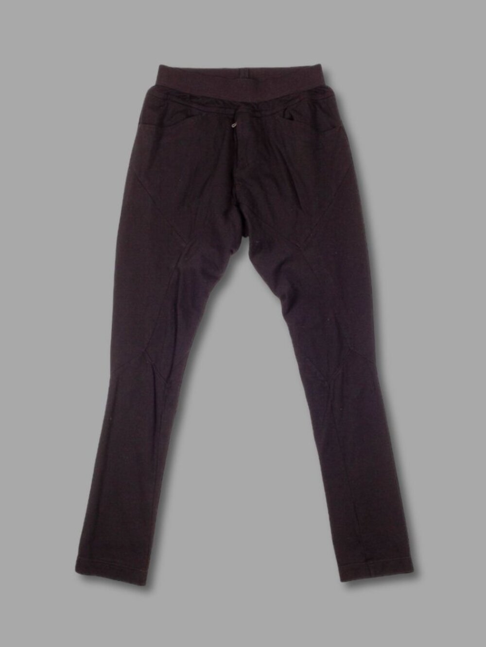JULIUS S/S 2015 PRISM Collection Black Cotton Slim Fit Sweatpants